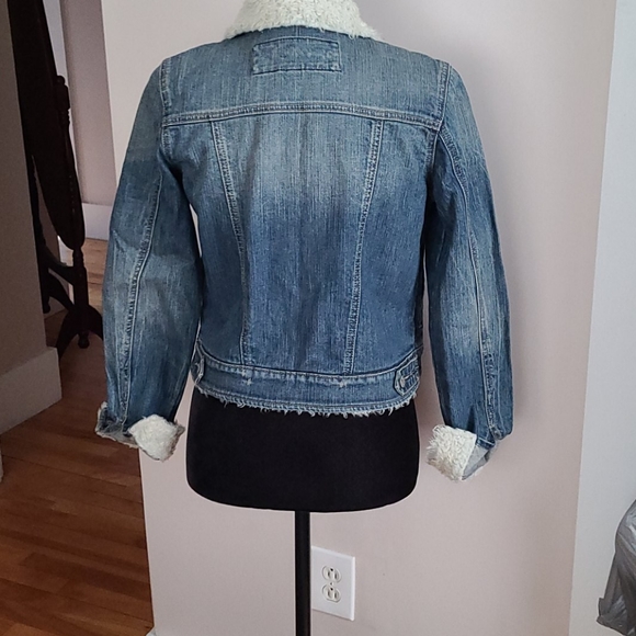Fur trim Jean Jacket - Picture 4 of 4